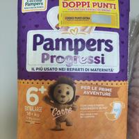 pannolini Pampers progressi 6+ da16 kg in su 