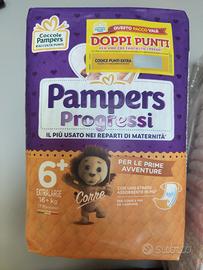 pannolini Pampers progressi 6+ da16 kg in su 