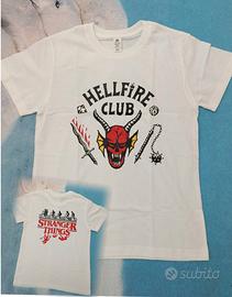 Stranger Things t-shirt Hellfire Club taglia 150cm
