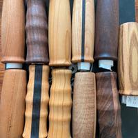 Manopole in legno per biciclette d'epoca