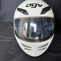Casco integrale AGV S4 con prese d'aria bianco