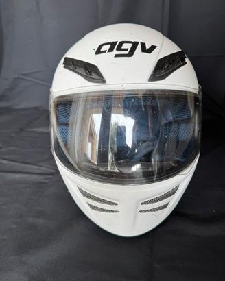 Casco integrale AGV S4 con prese d'aria bianco