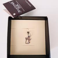 Medaglia Angelo Oro Bianco 14 kt Ciondolo Comunion