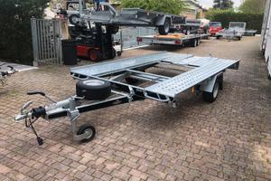 Rimorchio trasporto auto mono asse