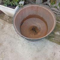 Paiolo calderone in rame 80x40 cm