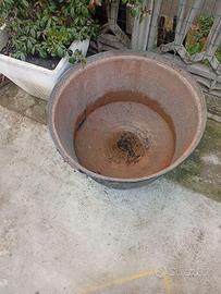 Paiolo calderone in rame 80x40 cm