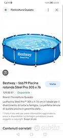 Bestway Piscina Steel Pro 305x76 cm NUOVA