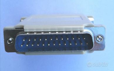 Adattatore connettori DB-25 PIN Maschio/Maschio