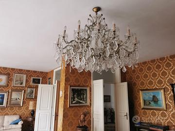 Lampadario in cristallo anni ‘70 01