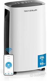 Deumidificatore Smart 25L 50m2 Silenzioso App TOUC