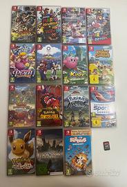Giochi switch mario pokemon ecc