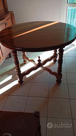 Tavolo rotondo cm 120 estensibile cm 180