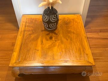 Tavolino legno 100x100