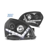 FARI PER HYUNDAI TUCSON 04-10 LUCE DIURNA SFONDO N