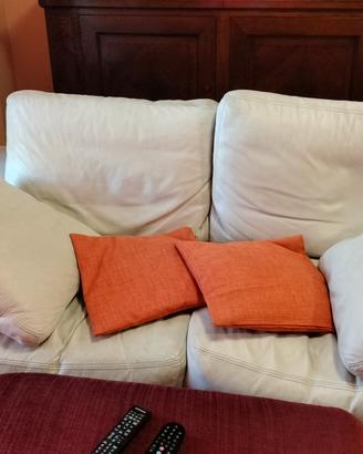 Divano in pelle "fiore" morbidissima!