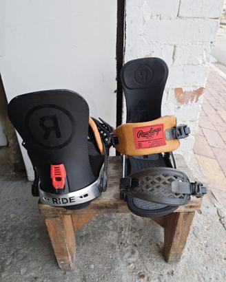 Attacchi Snowboard Ride Rodeo Tg. L X Rawlings Lim