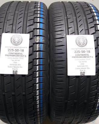 2 GOMME 225 50 18 CONTINENTAL A75107