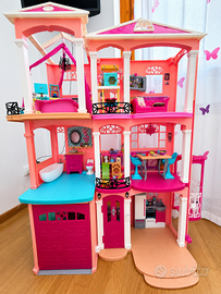 Barbie Dreamhouse CJR47  2015+Auto VW Beetle rosa