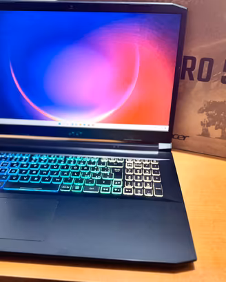 Acer nitro 5 RTX3060 ryzen 7 1T 17.3 POLLICI