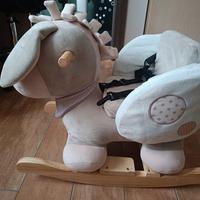 dondolo in legno e peluche NATTOU