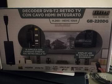 Decoder DVB-T2 cavo HDMA Integrato