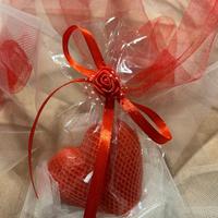 Candela cuore, profumata