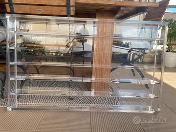 Teca in plexiglas