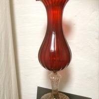 Vaso in vetro soffiato Murano Glass originale