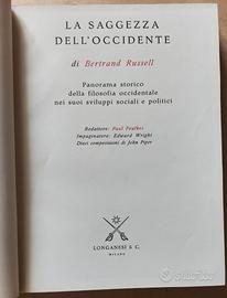 La saggezza dell'Occidente,B. Russell, Longanesi