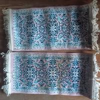 2 Tappeti stile oriental 60 x 40cm circa da lavare