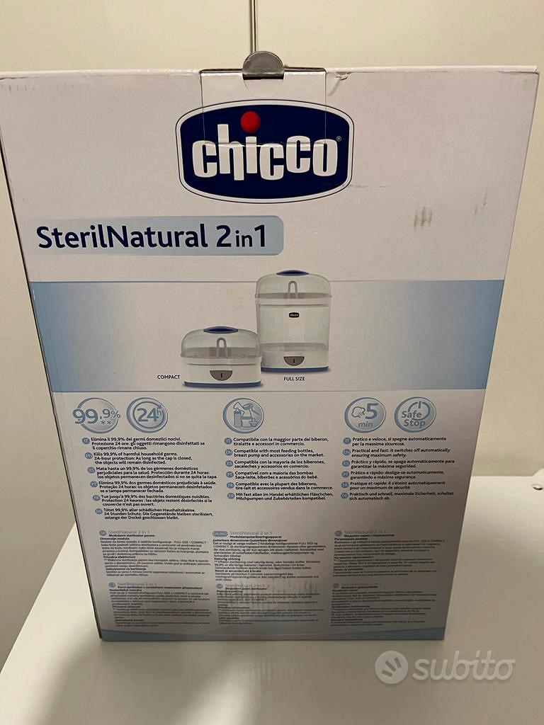 Sterilizzatore biberon steril natural 2 in 1 chicco - Annunci Brescia