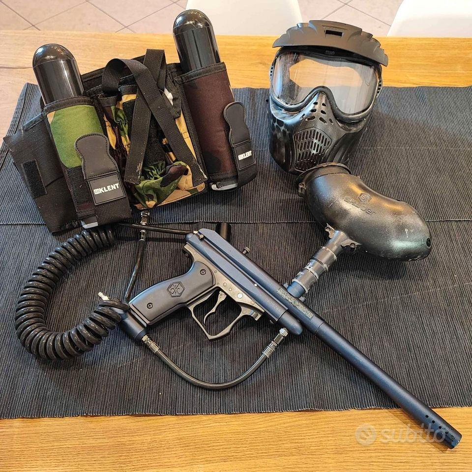 Marcatore Paintball + Maschera e caricatore Sports In vendita a Mantova