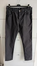 pantaloni chino h&m grigio