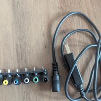 Alimentatore USB universale 8 maschi