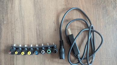 Alimentatore USB universale 8 maschi