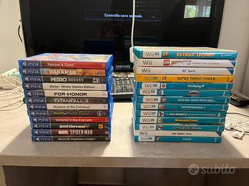 Giochi ps4/wii e wii U
