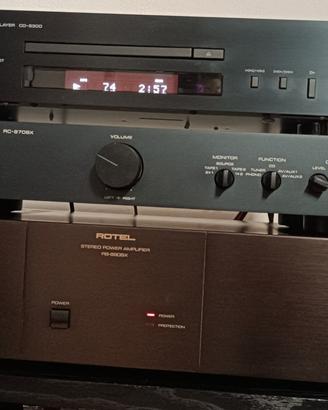 Rotel High Fidelity Pre RC-870BX & Finale RB-990BX
