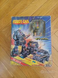 Robot-Car GE-2918 Black & Yellow Vintage Battery O