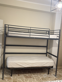 Letto a castello + 2 Materassi