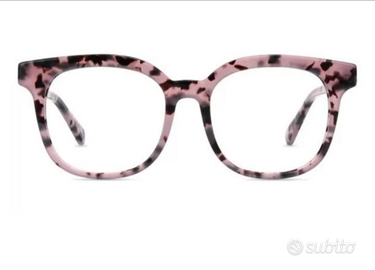 Occhiali animalier rosa