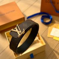Cintura uomo stile Louis Vuitton nuova con scatola