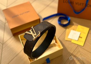 Cintura uomo stile Louis Vuitton nuova con scatola