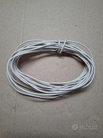 8 metri cavo elettrico morbido al Silicone bianco