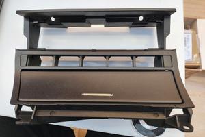 BMW E46 Porta Oggetti Console Centrale per 2 DIN