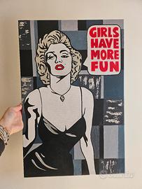 Dipinto pop art ~ Marilyn Monroe 
