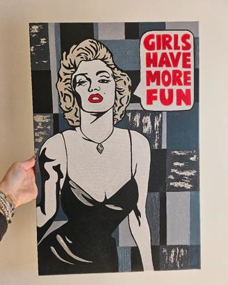 Dipinto pop art ~ Marilyn Monroe 
