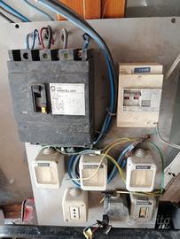 Quadro elettrico con interruttore magnatotermico