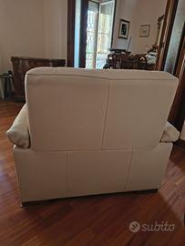 poltrona  divani&divani by Natuzzi in pelle beige