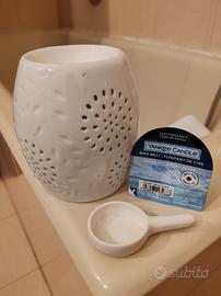 Bruciatore in ceramica  + cere profumate 
