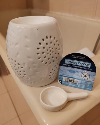 Bruciatore in ceramica  + cere profumate 